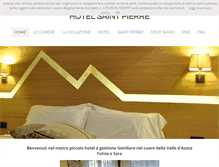 Tablet Screenshot of hotelsaintpierre.it